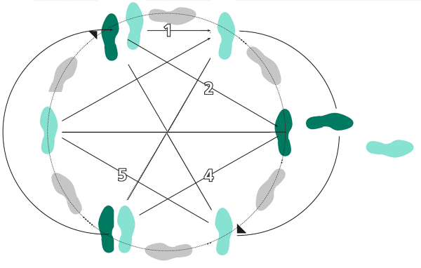 kreis-mit-sechs-schritten