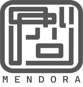 06_01_logo_mendora_bw_yui_kawaguchi